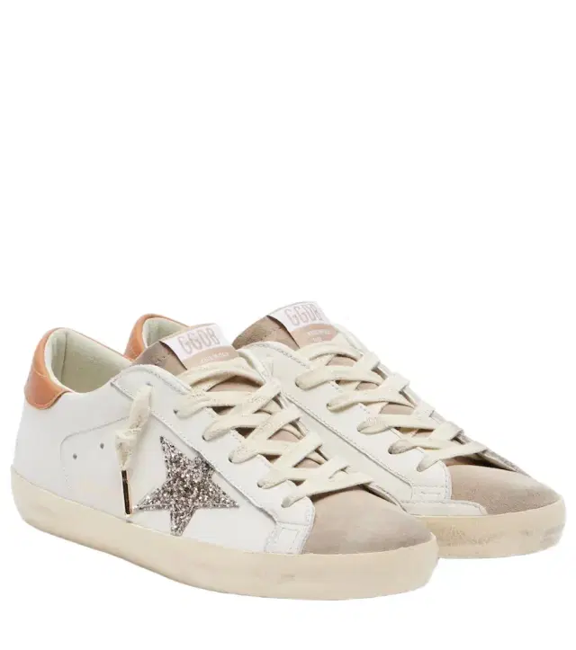Golden Goose Super-Star glitter leather sneakers