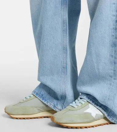 Golden Goose Running Marathon suede-trimmed sneakers | Thumbnail 6 Golden Goose Running Marathon suede-trimmed sneakers | Thumbnail 6
