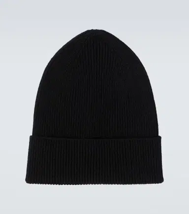 Moncler Ribbed-knit virgin wool beanie | Thumbnail 2 Moncler Ribbed-knit virgin wool beanie | Thumbnail 2
