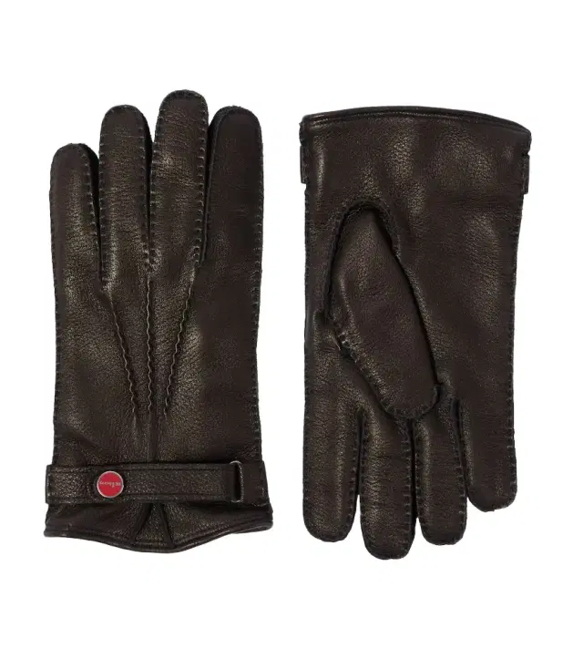 Kiton eather gloves