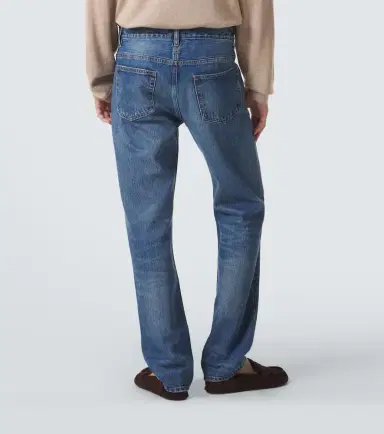 Frame Mid-rise straight jeans | Thumbnail 2