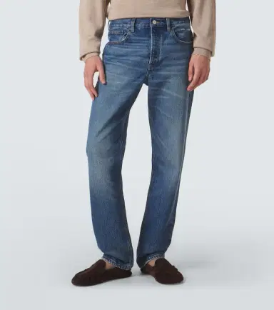 Frame Mid-rise straight jeans | Thumbnail 3