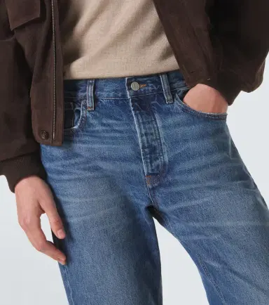 Frame Mid-rise straight jeans | Thumbnail 4