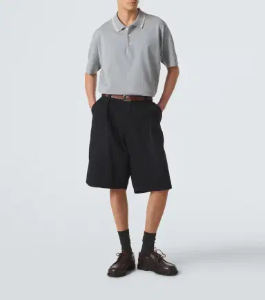 Frame Cotton piqué polo shirt | Thumbnail 2