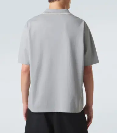 Frame Cotton piqué polo shirt | Thumbnail 4