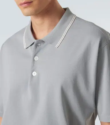 Frame Cotton piqué polo shirt | Thumbnail 5