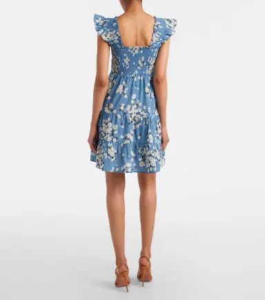 Rixo Sidney floral cotton minidress | Thumbnail 3 Rixo Sidney floral cotton minidress | Thumbnail 3