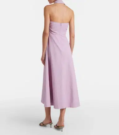 Veronica Beard Mackey cotton-blend midi dress | Thumbnail 4 Veronica Beard Mackey cotton-blend midi dress | Thumbnail 4