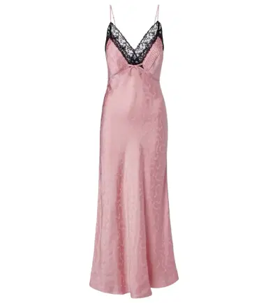 Rixo Alberta floral satin jacquard midi dress | Thumbnail 1