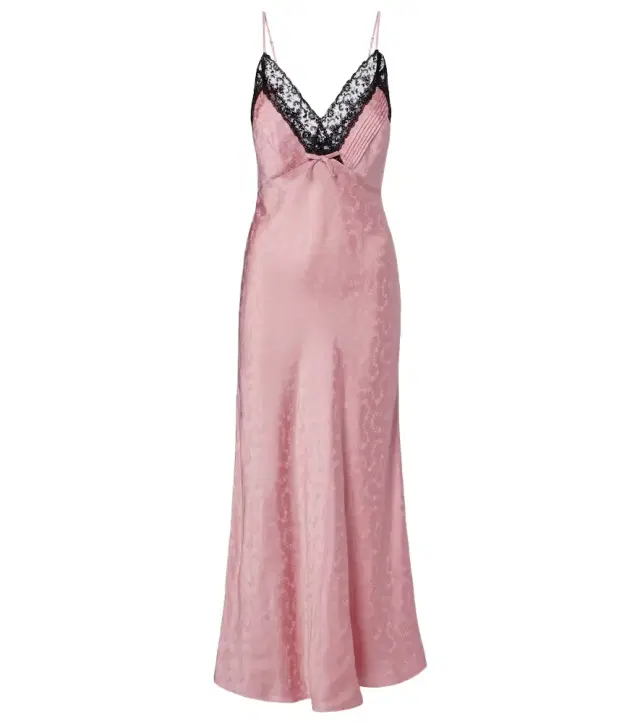 Rixo Alberta floral satin jacquard midi dress