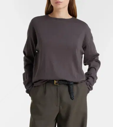 Extreme Cashmere N°347 Aries cotton and cashmere sweater | Thumbnail 3