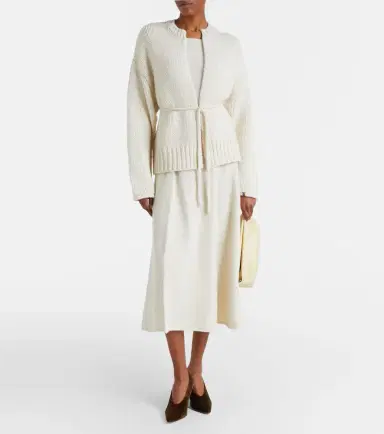 Extreme Cashmere N°388 Ease cashmere-blend midi skirt | Thumbnail 2 Extreme Cashmere N°388 Ease cashmere-blend midi skirt | Thumbnail 2