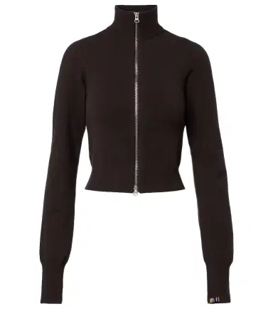 Extreme Cashmere N°302 Lemon cashmere-blend zip-up cardigan | Thumbnail 1