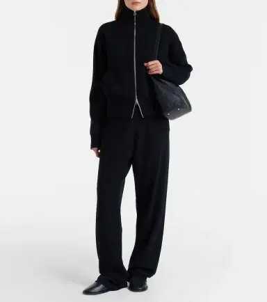 Extreme Cashmere N°320 Rush cashmere-blend wide-leg pants | Thumbnail 4 Extreme Cashmere N°320 Rush cashmere-blend wide-leg pants | Thumbnail 4