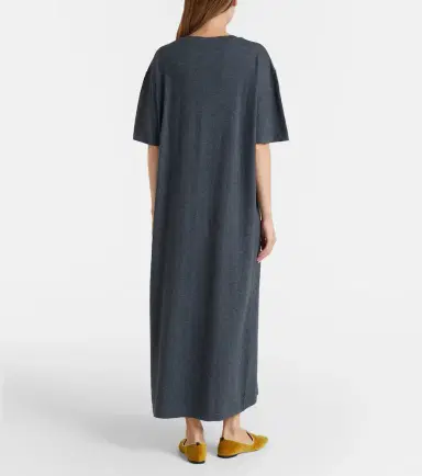 Extreme Cashmere N°321 Kris cotton and cashmere maxi dress | Thumbnail 4
