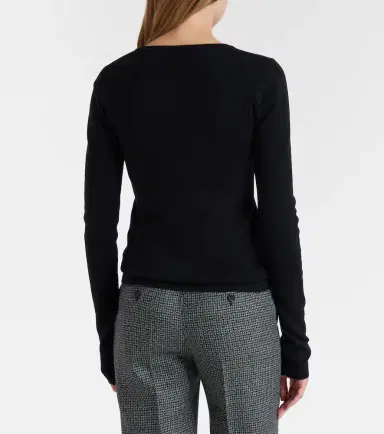 Extreme Cashmere N°392 Eel cotton and cashmere top | Thumbnail 6