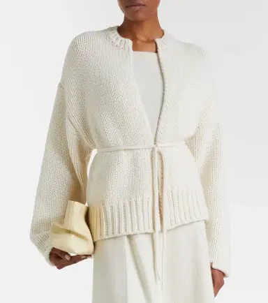 Extreme Cashmere N°384 Ginza cashmere wrap cardigan | Thumbnail 3 Extreme Cashmere N°384 Ginza cashmere wrap cardigan | Thumbnail 3