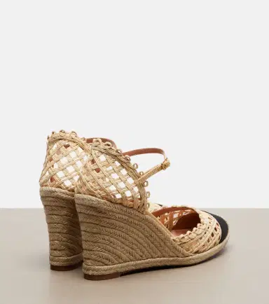 Aquazzura Sunburst raffia espadrille wedges | Thumbnail 4 Aquazzura Sunburst raffia espadrille wedges | Thumbnail 4