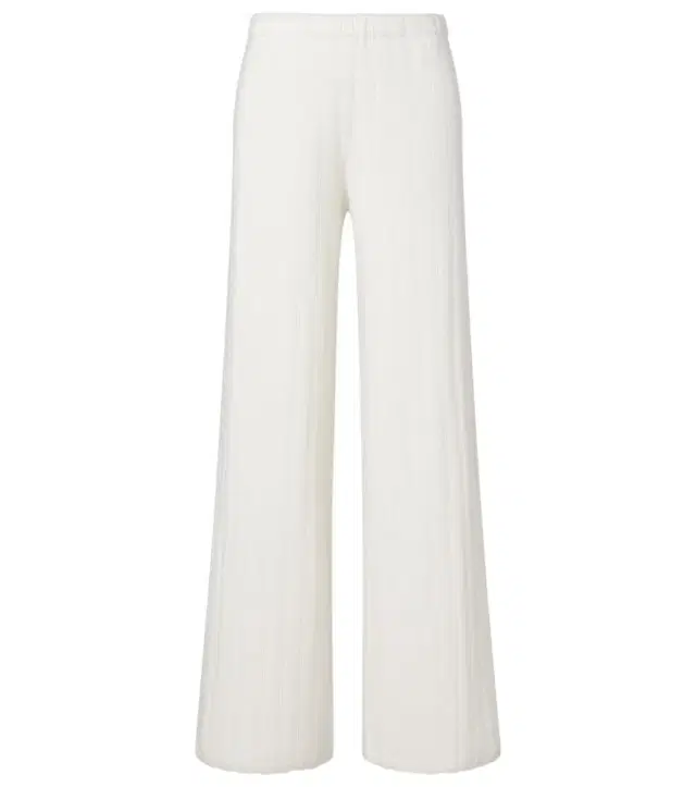 Lisa Yang Shannen cotton and cashmere wide-leg pants