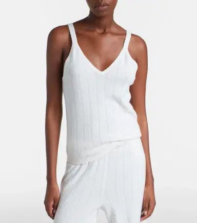 Lisa Yang Suni cotton and cashmere tank top | Thumbnail 3