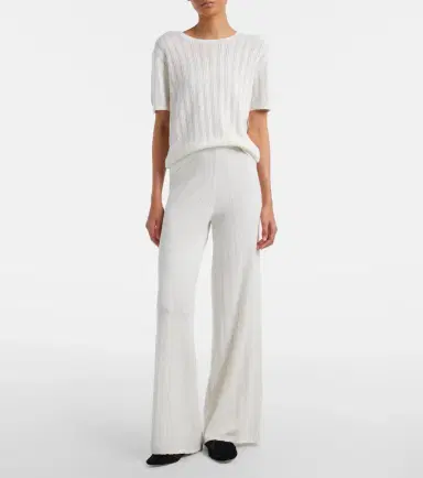 Lisa Yang Suyin pointelle cotton and cashmere sweater | Thumbnail 2