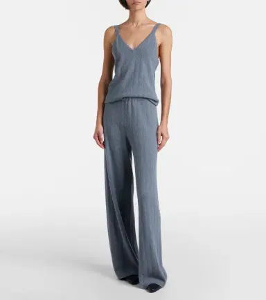 Lisa Yang Shannen cotton and cashmere wide-leg pants | Thumbnail 6