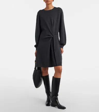Lisa Yang Abrielle gathered cashmere sweater dress | Thumbnail 2
