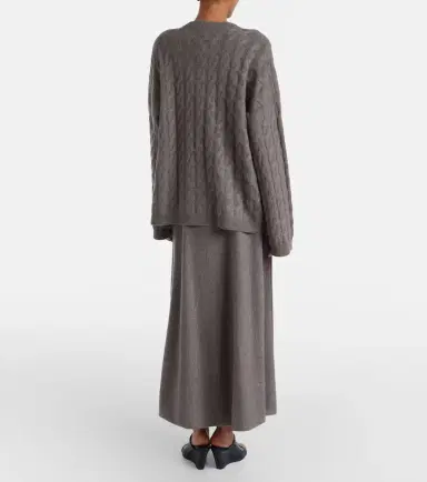 Lisa Yang Torie cashmere midi skirt | Thumbnail 3 Lisa Yang Torie cashmere midi skirt | Thumbnail 3