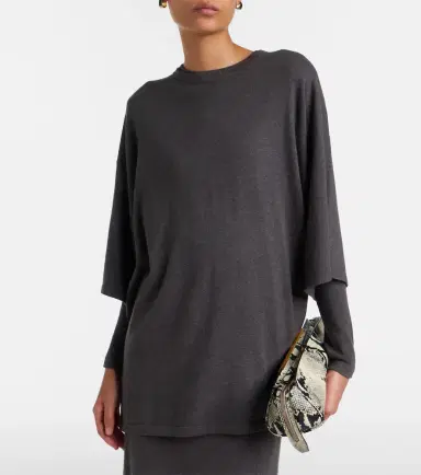 Lisa Yang Agnette cotton and cashmere sweater | Thumbnail 5