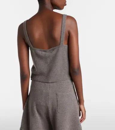 Lisa Yang Violia cashmere crop top | Thumbnail 2 Lisa Yang Violia cashmere crop top | Thumbnail 2