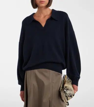Lisa Yang Katriel cashmere polo sweater | Thumbnail 3