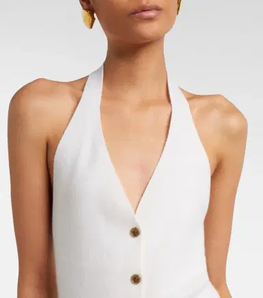 Lisa Yang Immy halterneck cashmere sweater vest | Thumbnail 6