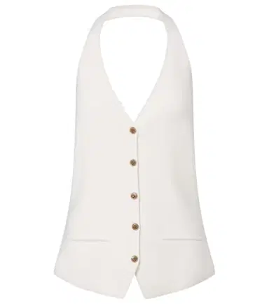 Lisa Yang Immy halterneck cashmere sweater vest | Thumbnail 1