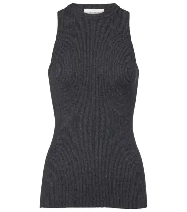 Lisa Yang Amya ribbed-knit cotton and cashmere tank top | Thumbnail 1