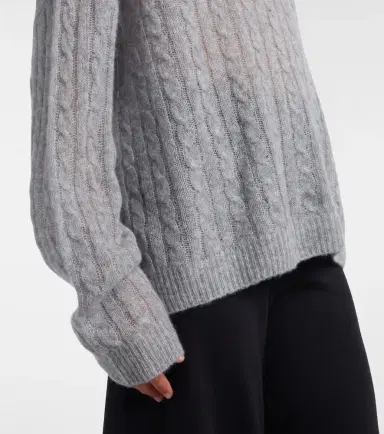 Lisa Yang Amabel cable-knit cashmere and silk sweater | Thumbnail 2