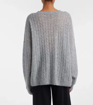 Lisa Yang Amabel cable-knit cashmere and silk sweater | Thumbnail 6