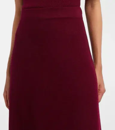 Lisa Yang Torie cashmere midi skirt | Thumbnail 4 Lisa Yang Torie cashmere midi skirt | Thumbnail 4