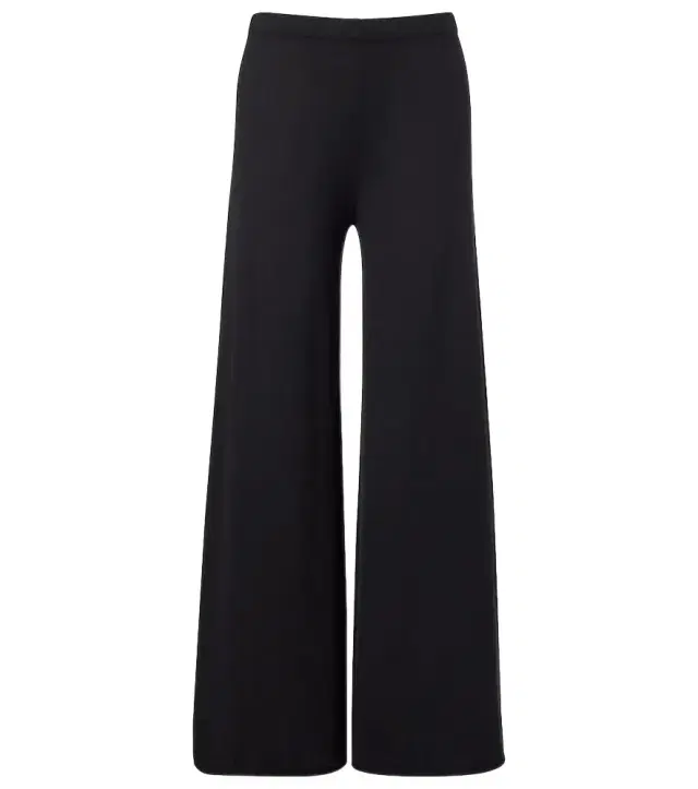 Lisa Yang Ainsley cotton and cashmere wide-leg pants