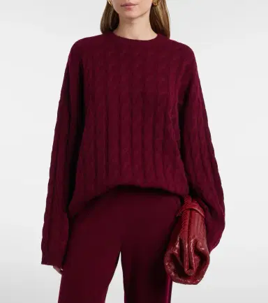 Lisa Yang Seymour cable-knit cashmere sweater | Thumbnail 2