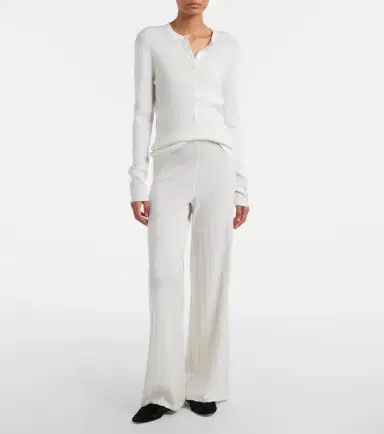 Lisa Yang Airi ribbed-knit cotton and cashmere Henley shirt | Thumbnail 2 Lisa Yang Airi ribbed-knit cotton and cashmere Henley shirt | Thumbnail 2