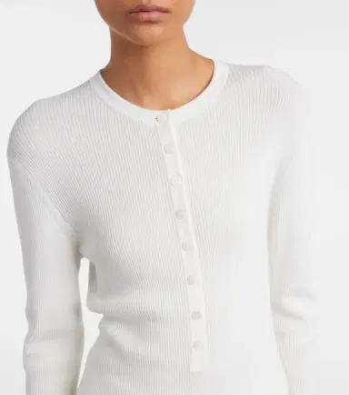 Lisa Yang Airi ribbed-knit cotton and cashmere Henley shirt | Thumbnail 5 Lisa Yang Airi ribbed-knit cotton and cashmere Henley shirt | Thumbnail 5