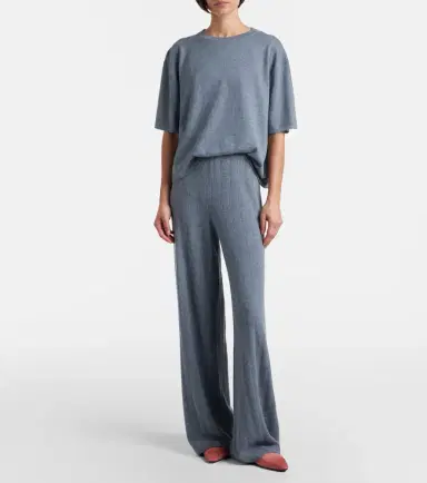 Lisa Yang Rubie cotton and cashmere T-shirt | Thumbnail 5 Lisa Yang Rubie cotton and cashmere T-shirt | Thumbnail 5