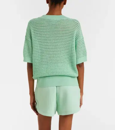 Varley Callie open-knit cotton top | Thumbnail 5