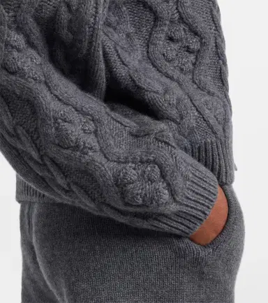 Lisa Yang Winroe cable-knit cashmere cardigan | Thumbnail 3