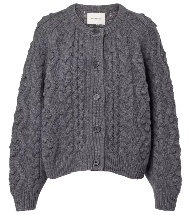 Lisa Yang Winroe cable-knit cashmere cardigan