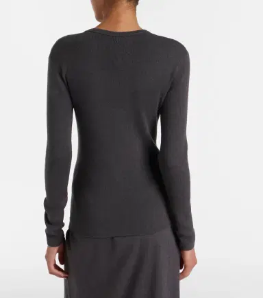 Lisa Yang Vivian cotton and cashmere sweater | Thumbnail 5