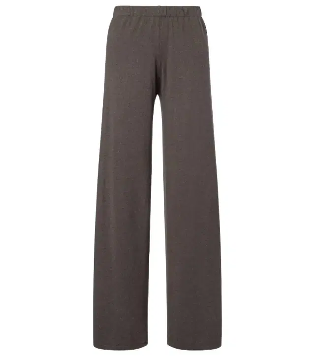 Aina cotton and cashmere wide-leg pants
