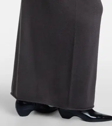 Lisa Yang Charlotta cotton and cashmere maxi skirt | Thumbnail 2
