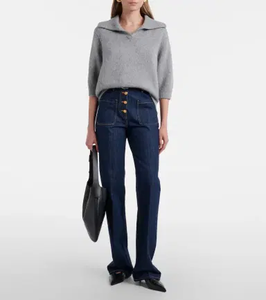 Lisa Yang Lailai cashmere and silk polo sweater | Thumbnail 4