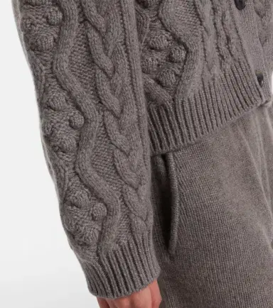 Lisa Yang Winroe cable-knit cashmere cardigan | Thumbnail 4